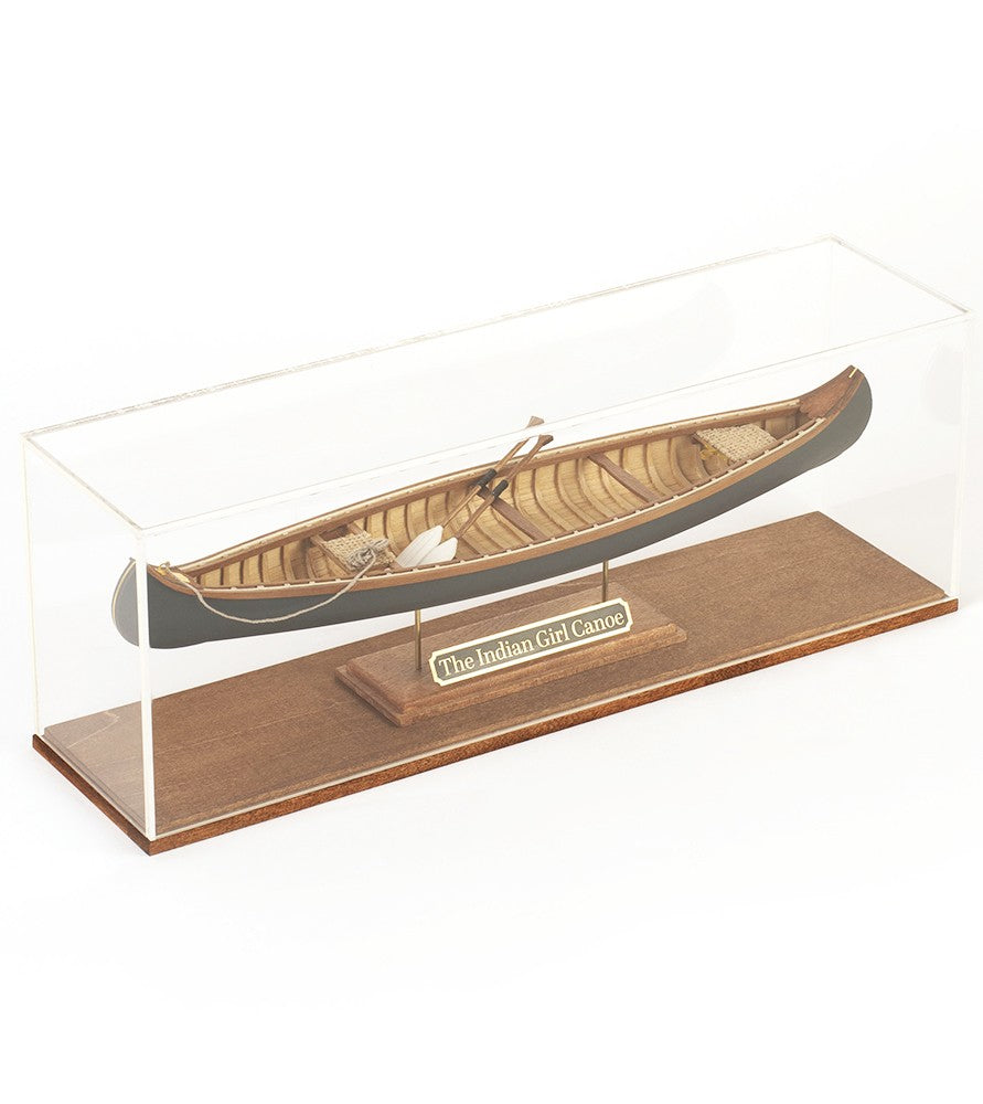 Vitrine für The Indian Girl Canoe, Bausatz