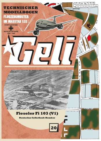 Fieseler Fi 103 "V1" Marschflugkörper Geli