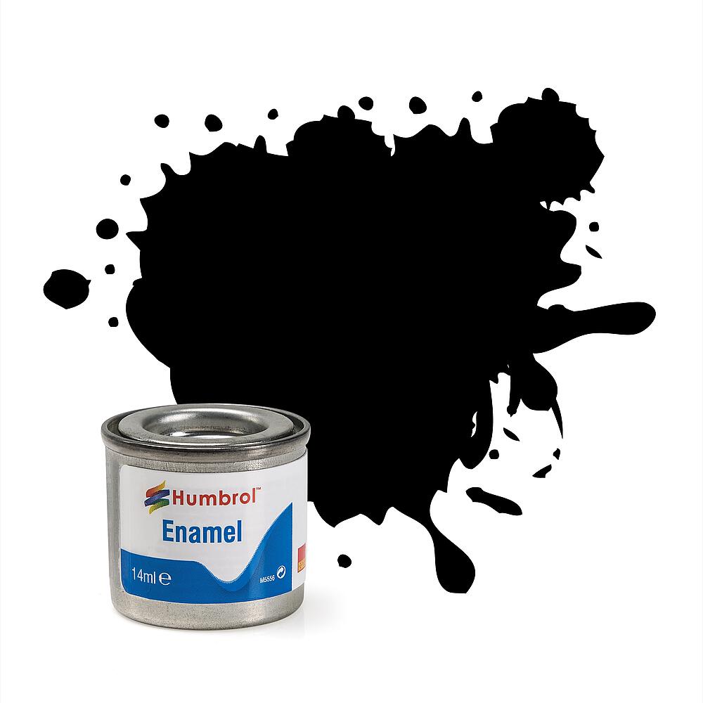 Humbrol 033 Schwarz, Matt 14 ml