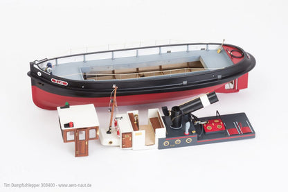 TIM Dampfschlepper, Holzbausatz  710 mm lang