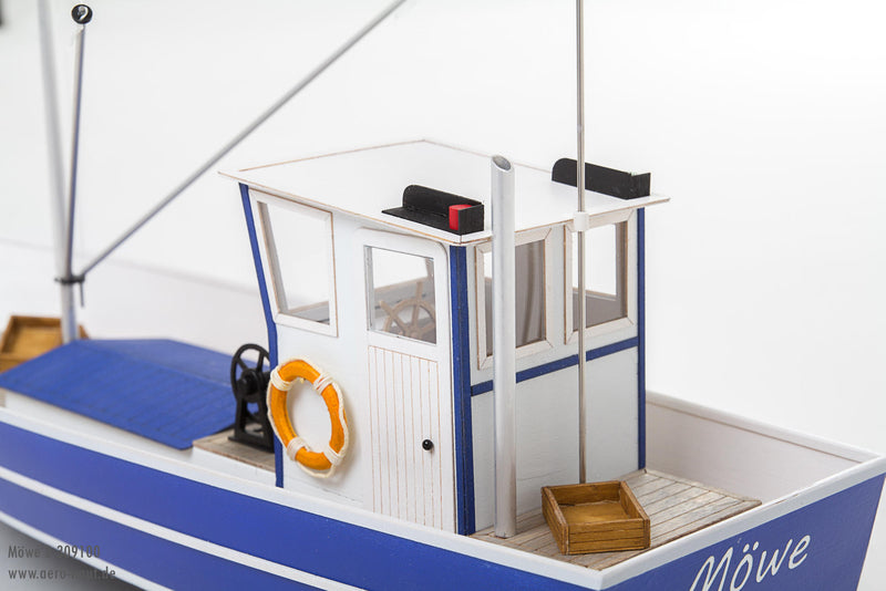 Möwe 2 Fischkutter Holzbausatz