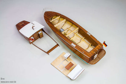 Diva Kajütboot         Holzbausatz  580 mm lang