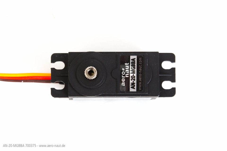 Servo AN-20-MGBBA 40,5 x 20 x 38mm, Stellkraft 8,65kg/cm bei 4,8V