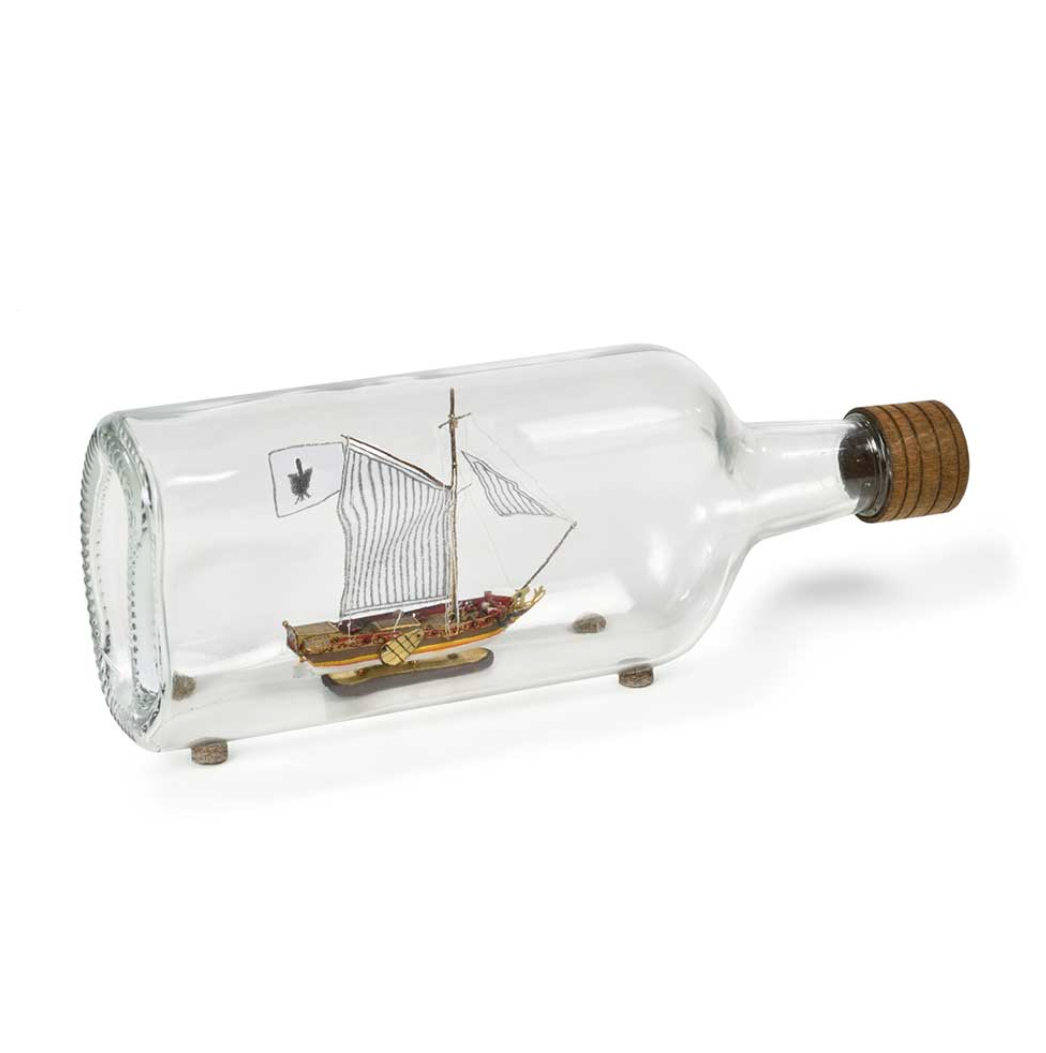 Flaschenschiff Golden Yacht 1660 1/300