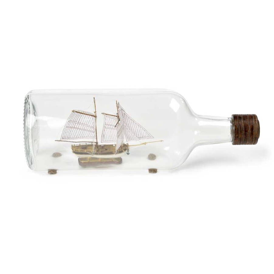 Flaschenschiff Hannah Amerik. Schoner 1775 1/300