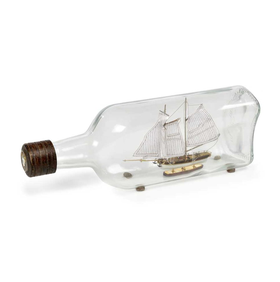 Flaschenschiff Hannah Amerik. Schoner 1775 1/300