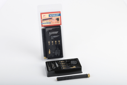 Werkzeuggriff mit Mini Schraubstock Messer, Säge