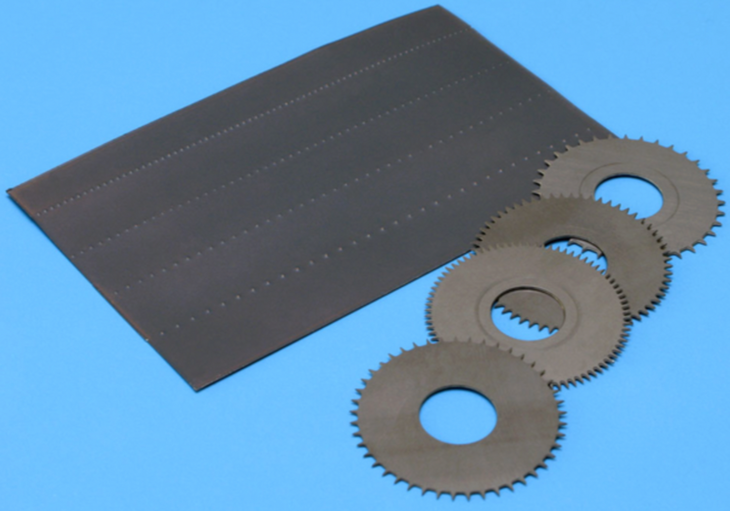 Nietenroller mit 4 versch. Abstandsscheiben 1,1 mm, 1,5 mm, 2,0 mm, 2,5 mm