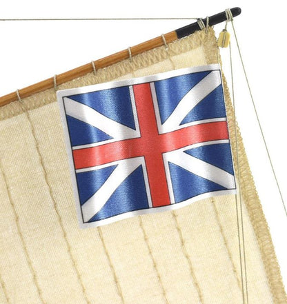 Jolly Boat von HMS Bounty, Segelboot,  Länge 422 mm, 1:25, Holzbausatz