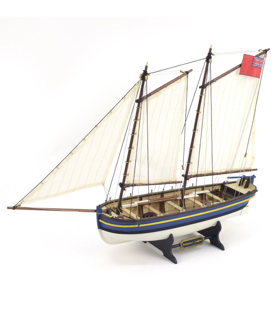 Kapitäns-Langboot HMS Endeavour,  Länge 410 mm, 1:50, Holzbausatz