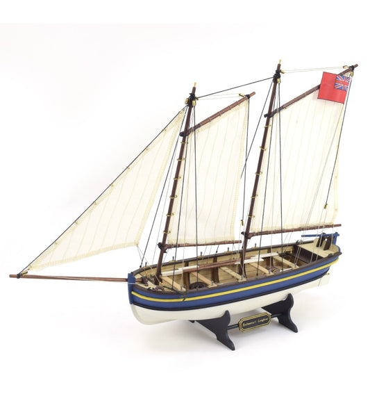 Kapitäns-Langboot HMS Endeavour,  Länge 410 mm, 1:50, Holzbausatz