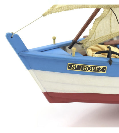 La Provençale Fischersegelboot,  Länge 308 mm, 1:20, Holzbausatz