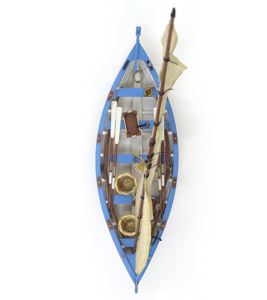 La Provençale Fischersegelboot,  Länge 308 mm, 1:20, Holzbausatz