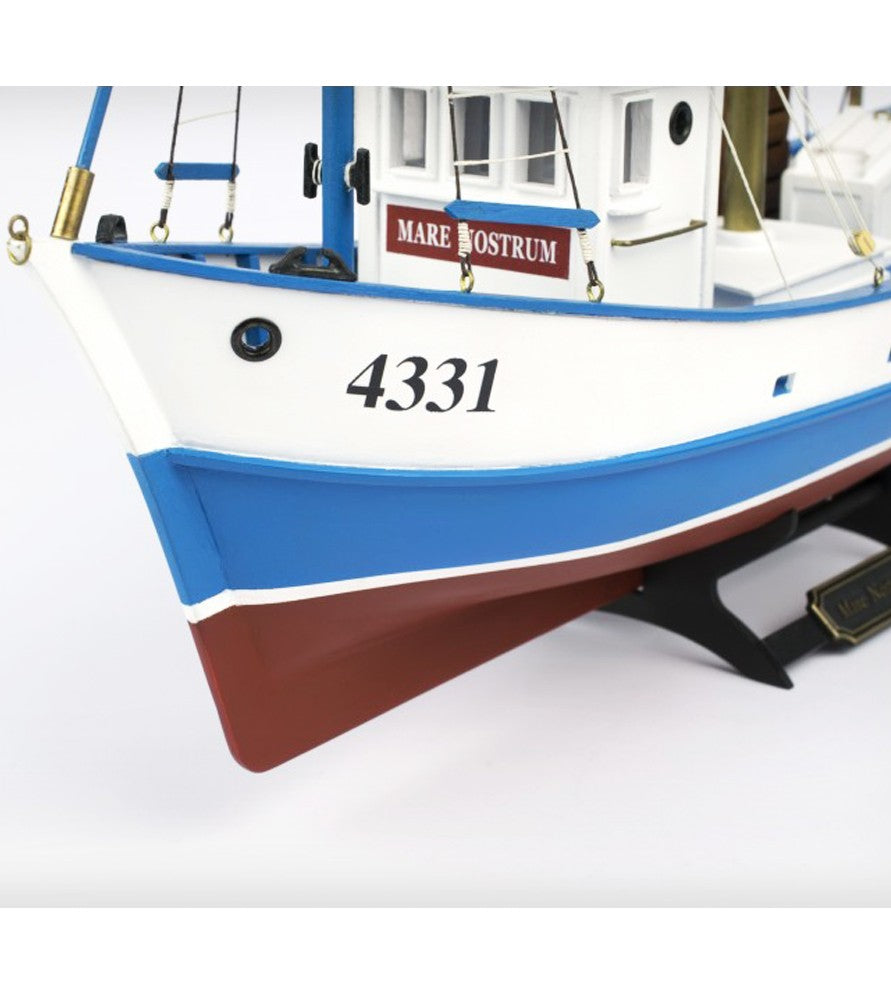 Mare Nostrum Fisch Trawler  Länge 410 mm, Holzbausatz