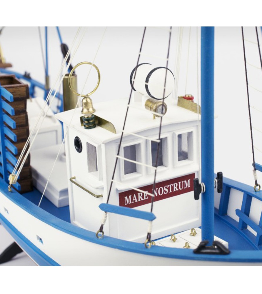 Mare Nostrum Fisch Trawler  Länge 410 mm, Holzbausatz