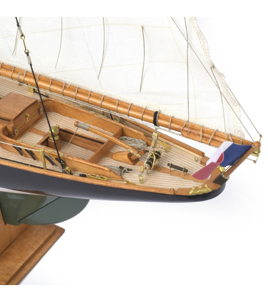 Pen Duick franz. Offshore Racing Segelyacht,  Länge 550 mm, 1:28, Holzbausatz