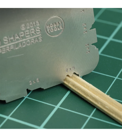 Profilziehklinge A (Micro Shapers) 3 Klingen 47 versch. Formen / 1x3 bis 4x4 mm