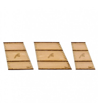 Einfache Wantenaufbauhilfe, 5 mm Abstand, 3 Größen