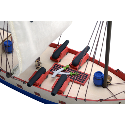 Piraten Schiff    Länge 325 mm     Mein erster Schiffsbausatz