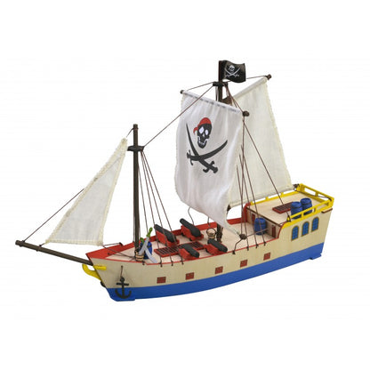 Piraten Schiff    Länge 325 mm     Mein erster Schiffsbausatz