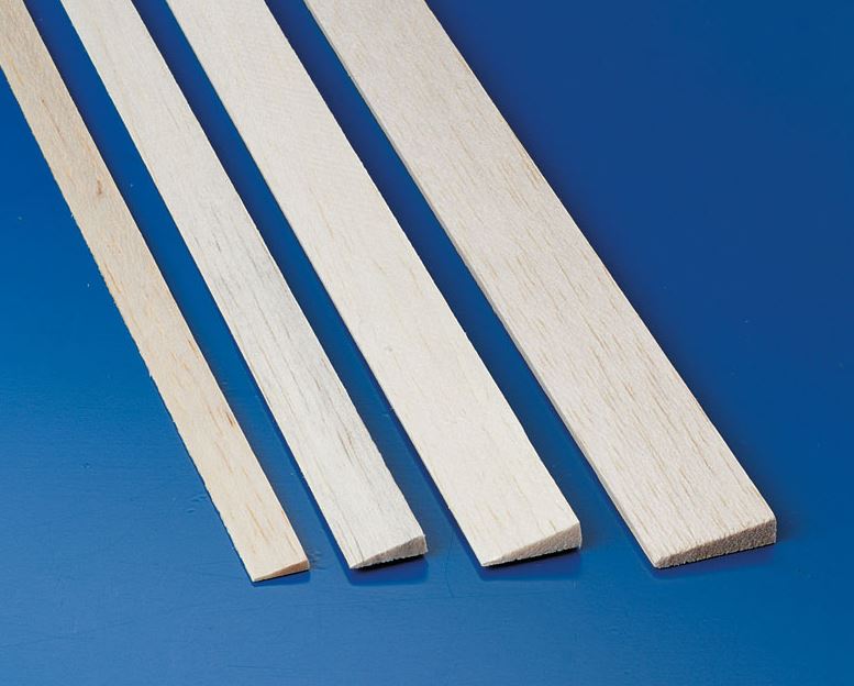 Endleiste    3 x 12 x 920 mm            Balsa