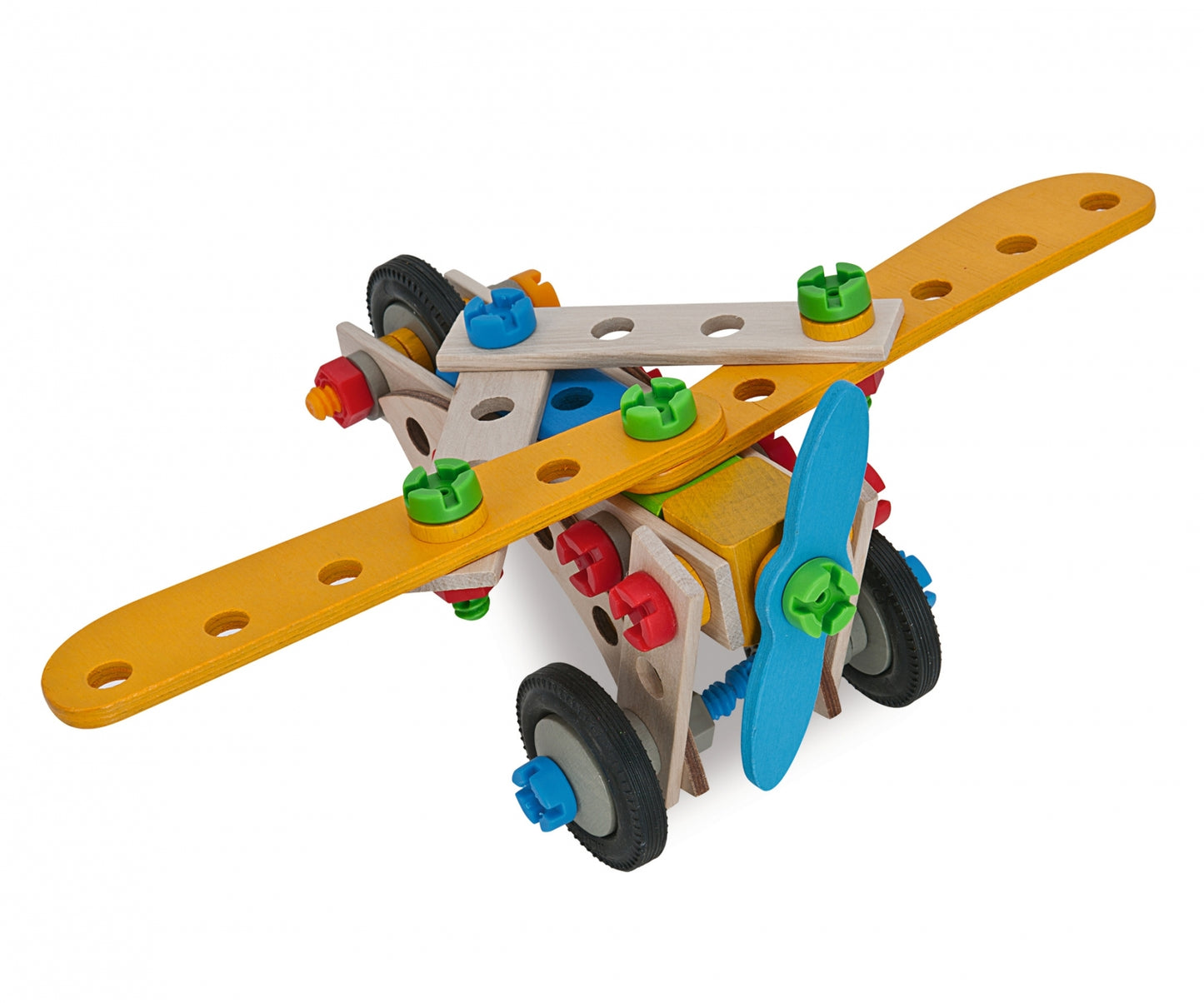Constructor Kran, Hubschrauber, Flugzeug, Roller, 70 Bauteile