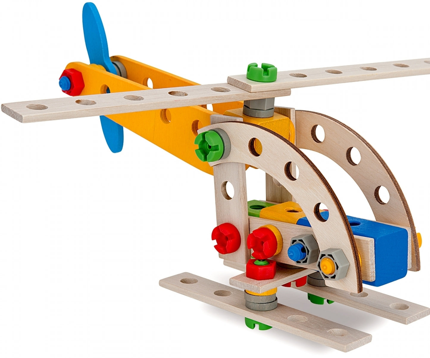 Constructor Kran, Hubschrauber, Flugzeug, Roller, 70 Bauteile
