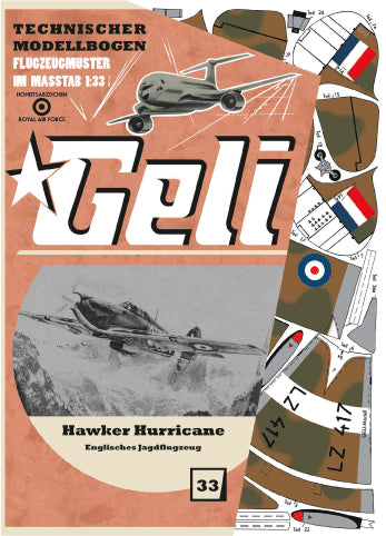 Hawker Hurricane brit. Jäger       Geli