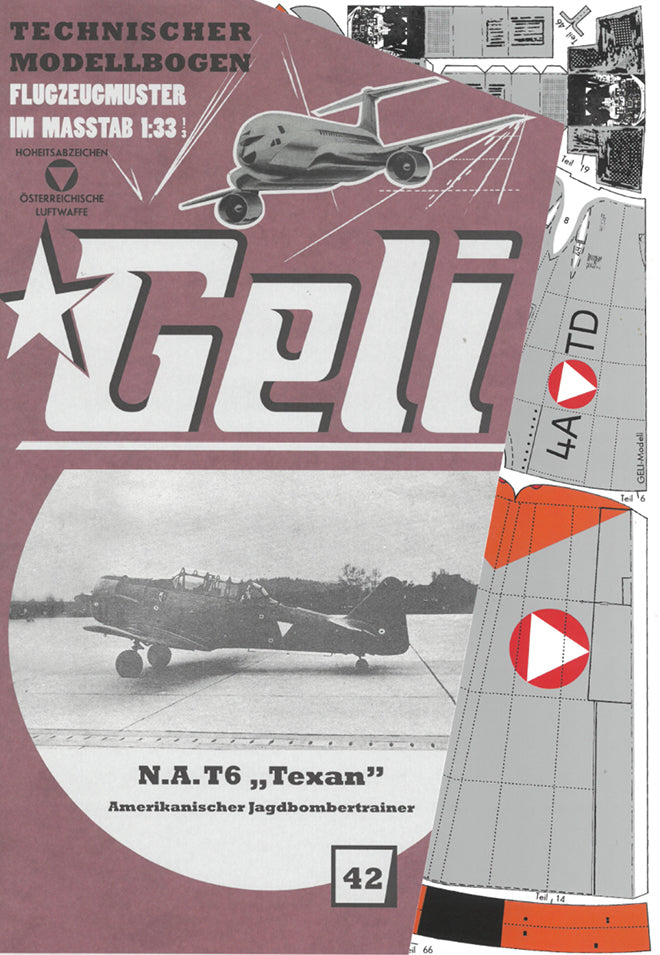 N.A. T6 "Texan" amerik. Jagdbombertrainer   Geli