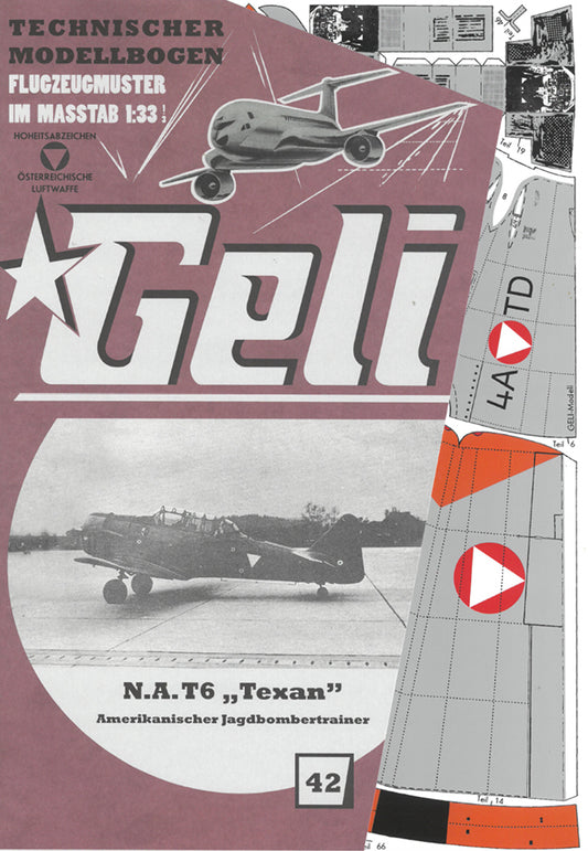 N.A. T6 "Texan" amerik. Jagdbombertrainer   Geli