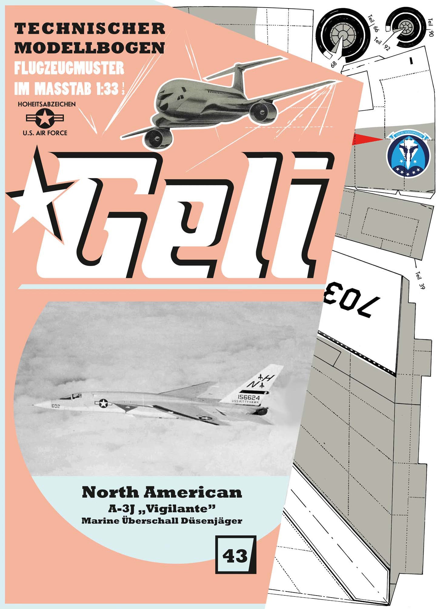 North American A-3J Viligante                               Geli