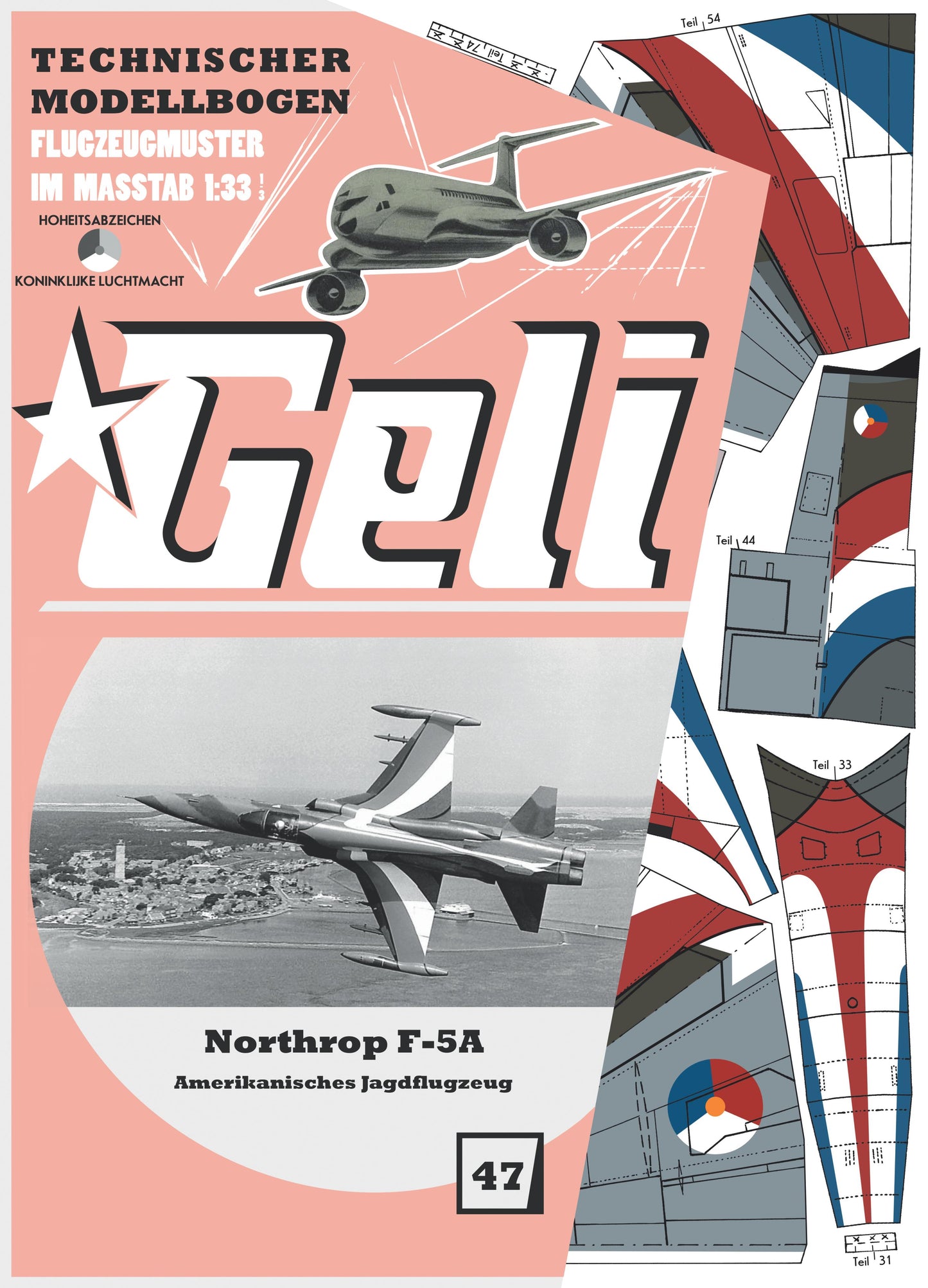 Northrop F-5A, amerik. Jagdflugzeug                       Geli