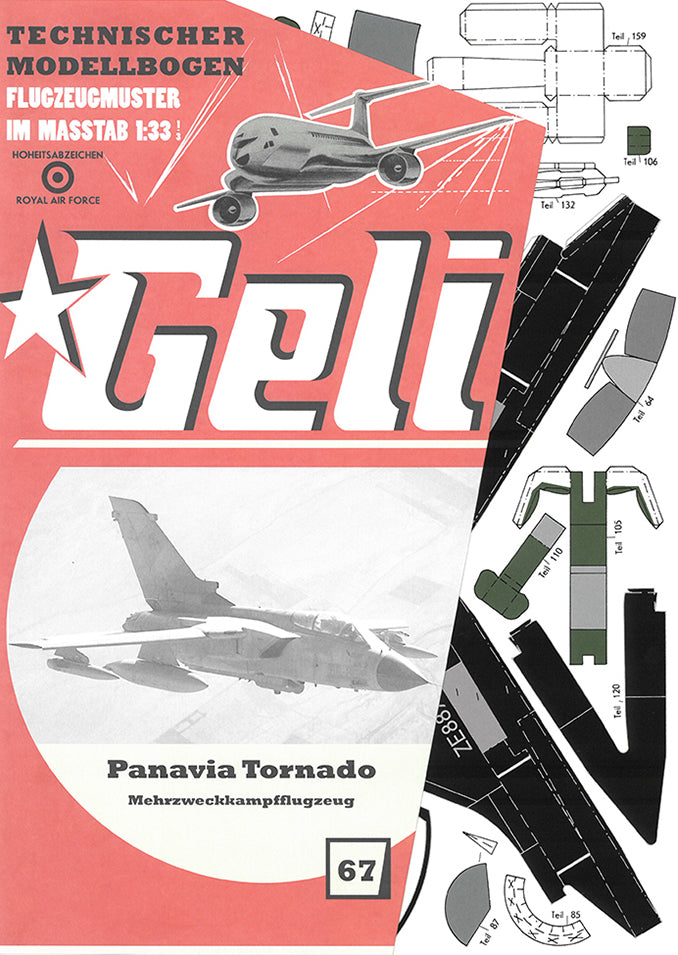 Panavia Tornado Mehrzweckkampfflugzeug                         Geli