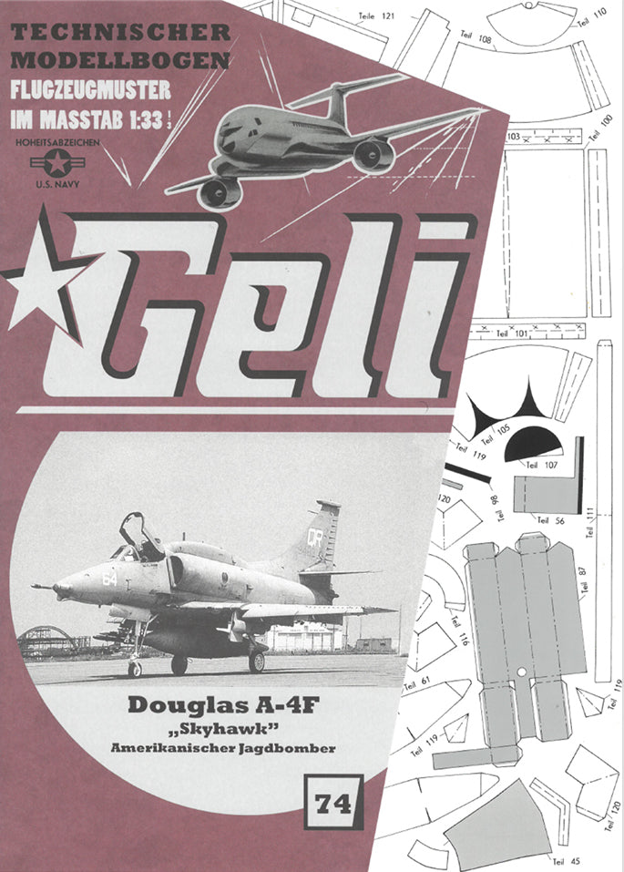 Douglas A-4F "Skyhawk" amerik. Jagdbomber   Geli