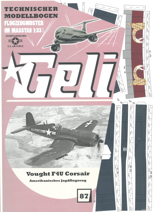 Vought F4U Corsair, amerik. Jagdflugzeug     Geli