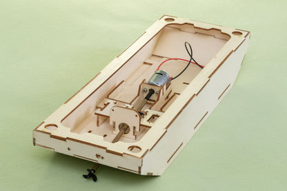 GK SH Hausboot Basis mit Motor, Servo, Regler, Länge 435 mm