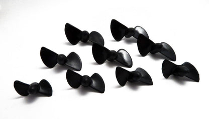 Rennschrauben D 40 mm / Steigung 34 mm / M4 Gewinde / 2 Blatt linkslaufend / Kunststoff