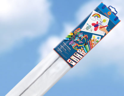 Bemale deinen Drachen / paint your kite Basteldrachen    Einleiner mit Schnur