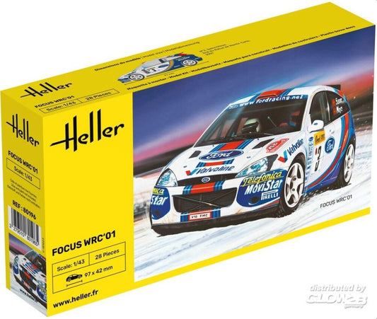 Ford Focus WRC´01, Heller, Standmodell, 1:43