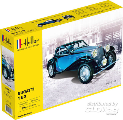 Bugatti T50, Heller, Standmodell, 1:24