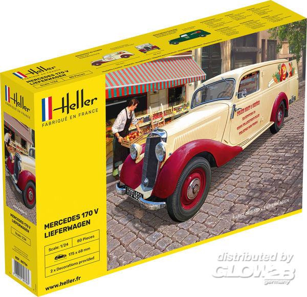Mercedes 170 V Lieferwagen, Heller, Standmodell, 1:24