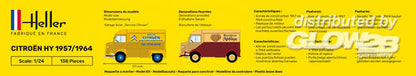 Citroen HY Lieferwagen 1957/1964, Heller, Standmodell, 1:24