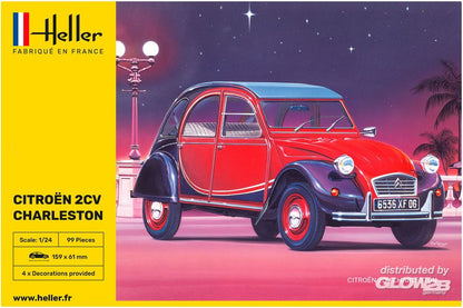 Citroen 2CV Charleston, Heller, Standmodell, 1:24