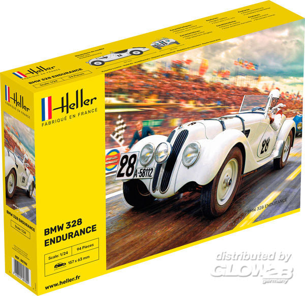 BMW 328 Endurance, Heller, Standmodell, 1:24