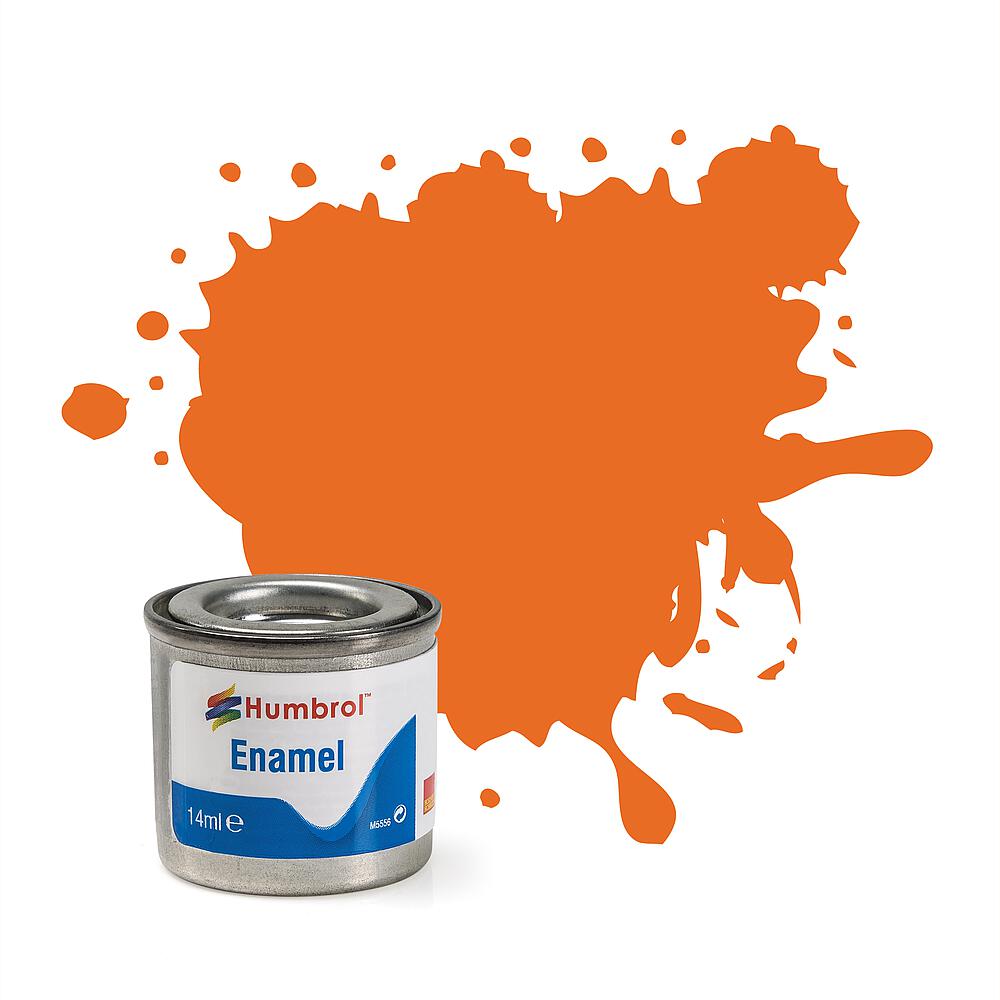 Humbrol 018 Orange, Glänzend 14 ml