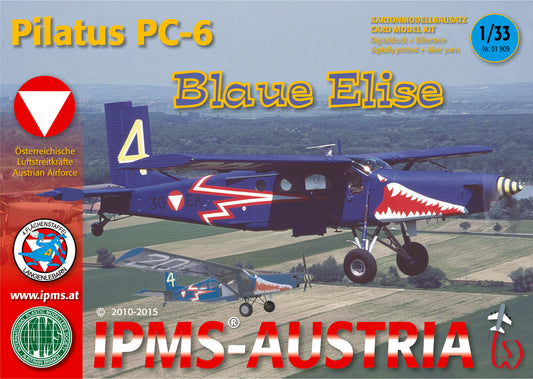 Pilatus PC-6 "Blaue Elise" Kartonmodell, 1:33 1/3, IPMS