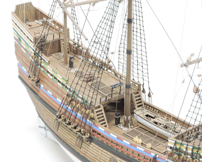 Mayflower            Länge 535 mm, mit deutscher Bildbauanleitung