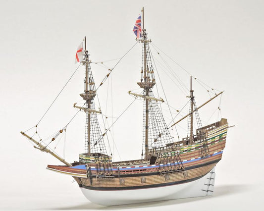 Mayflower            Länge 535 mm, mit deutscher Bildbauanleitung