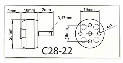 Roxxy BL Outrunner C28-22-27  1270 KV