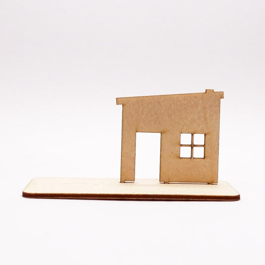 DIY  Haus  für Geschenkidee mit Noch Figuren